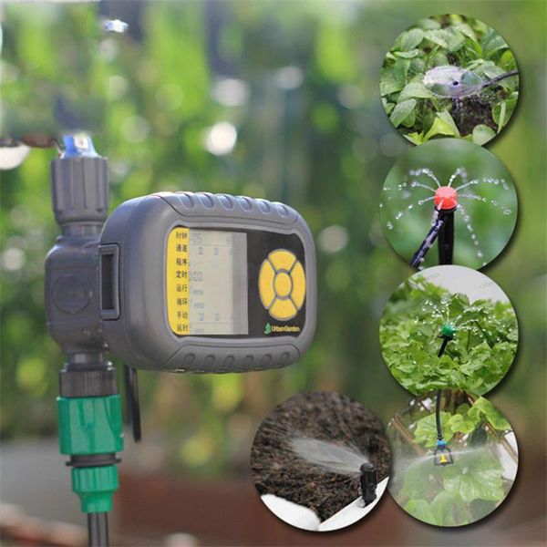 

adeeing garden power tools solar-powered automatic water sprayer smart irrigation timer outdoor sprinkler system