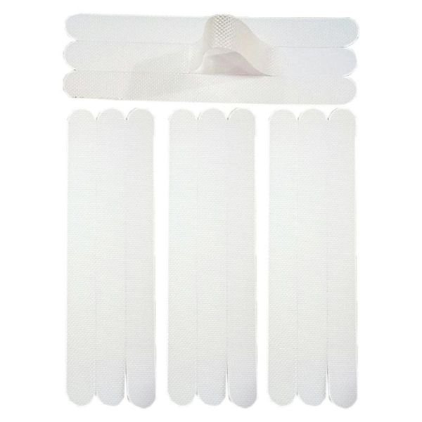 

12pcs bathtub flooring tool water proof toilet bath shower tape wear resistance self adhesive anti-slip strips pad safety rubber