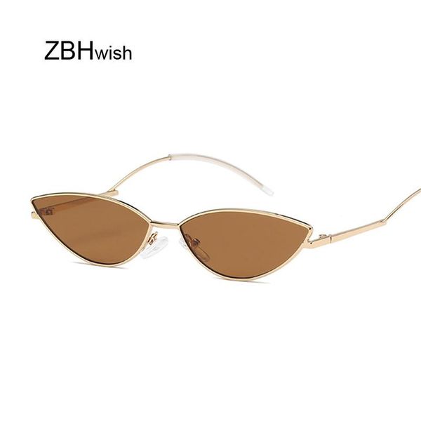 

fashion vintage ladies cat eye sunglasses women brand designer small mirror sun glasses for female oculos de sol ceabl