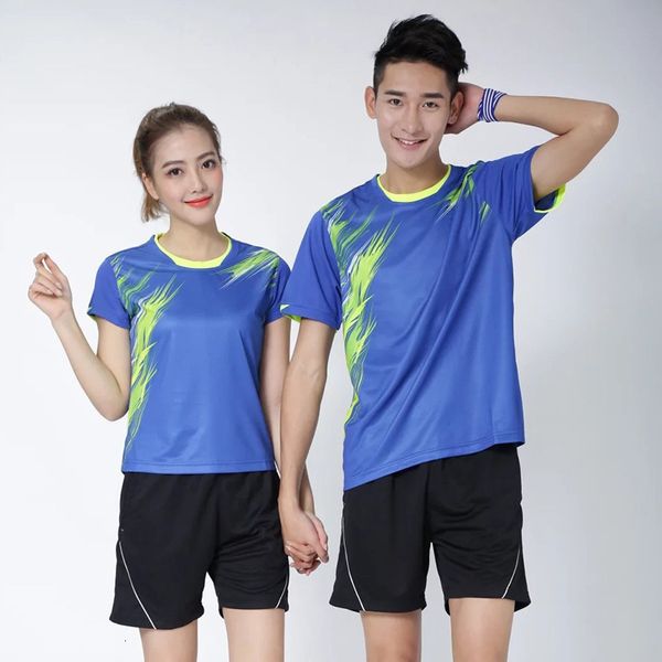 

badminton serve leisure time athletic wear suit men and women match training jersey short sleeve plume jacket, Black