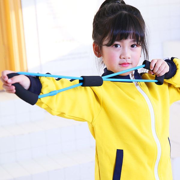

household young student's children rubber pulling rope kindergarten kids chest expander chest expander power wrist fitness equip
