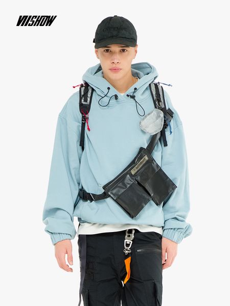 

viishow streetwear men's sweatshirt cotton sudaderas para hombre 2019 new spring solid hoodies sweatshirts men wd1138191, Black