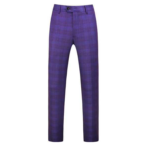 

quality men's suit pants casual business men plaid pants men's singers personality stage performance groom wedding, White;black