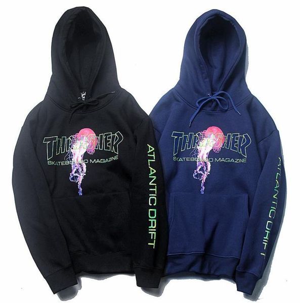 

thrasher мужчины женщины дизайнер в европе с капюшоном вязаный роскошные звезды с брюками свитер канье винтаж с обуви толстовка с капюшоном, White;black