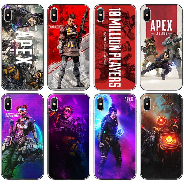 

Apex Legends Phone Cases FPS Game Designer Soft TPU Back Cover for iPhone X XR XS Max 7/8 6s 5s Samsung Note9 S9 S8 S7 S6 S5 S10 55 Designs