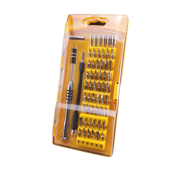 

portable chrome vanadium alloy steel magnetic phone mobile repair mini non slip screwdriver set tool multifunctional 58 in 1