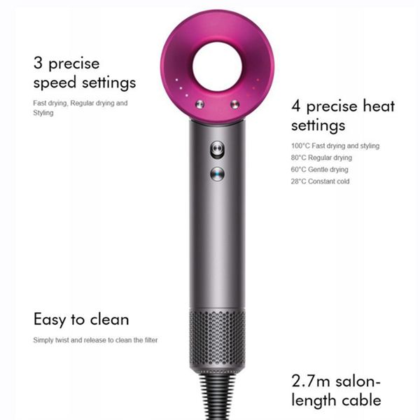 

2019 DYSON лучшие продажи сверхзвуковой фен профессиональный салон инструменты сушилка тепла супер скорость воздуходувки сухие фены