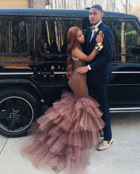 

сексуальная коричневая спагетти русалка выпускные платья африканская черная девушка плюс размер формальное вечернее платье opne back party d, Black