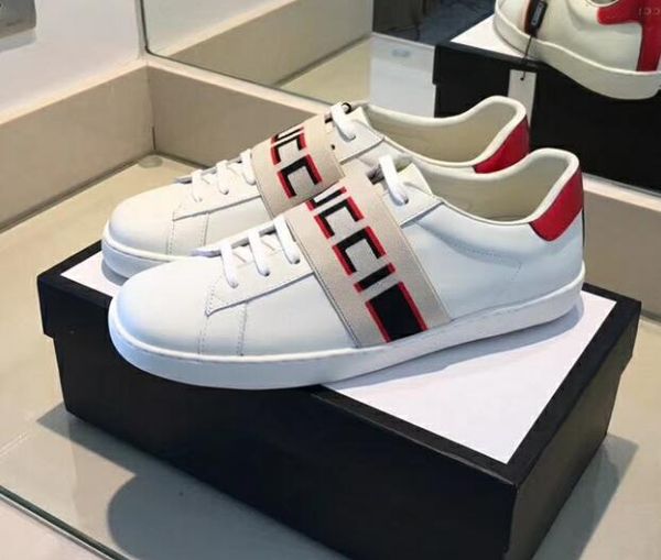 

2019 fa hion tyle women 039 men 039 ca ual low g e padrille hoe neaker embroidery bee nake tiger genuine leather flat hoe 35 4