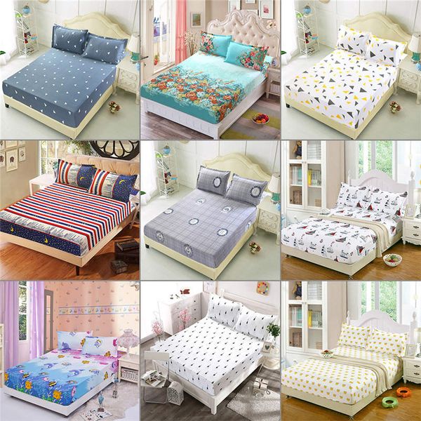

selling colorful pattern comfortable cotton fitted sheet bed cover coverlet