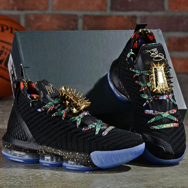 lebron 16 watch the throne lace lock