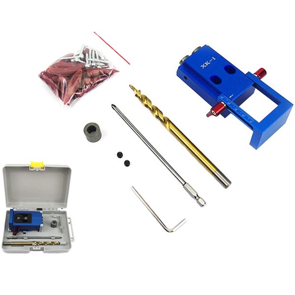 

fengsen woodworking pocket clamp kit xk-1 woodworking oblique hole punch oblique hole locator tools(a