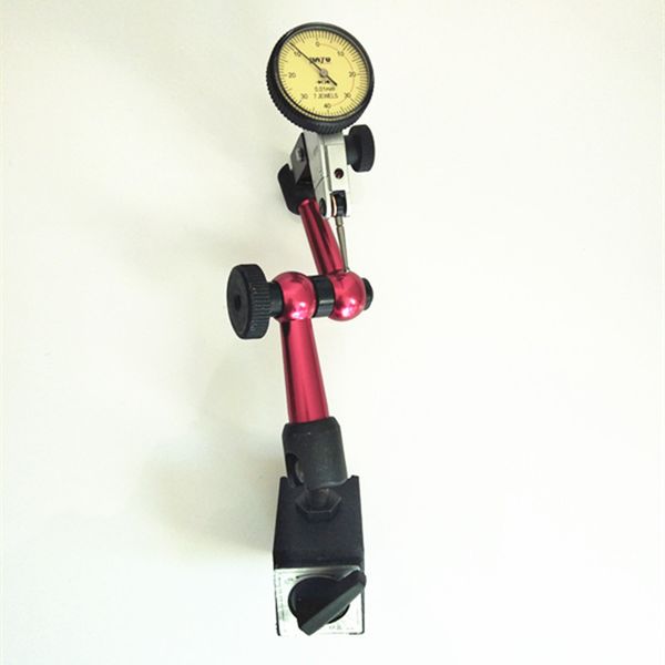 

dial indicator 0-0.8mm/0.01mm shockproof 7 jewels with mini universal flexible magnetic base 2 in 1 dial test indicator