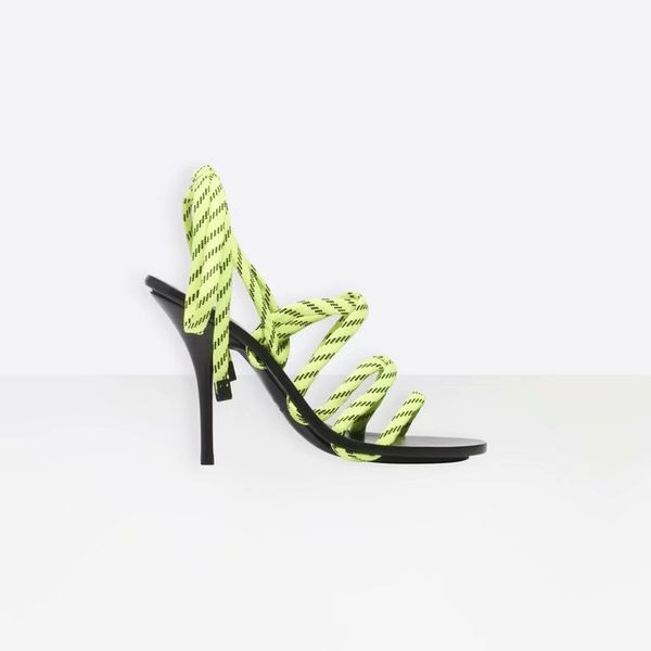 

Spring/summer 2019 women's high and thin heels Strappy sandals for women Trendy fashion sandals