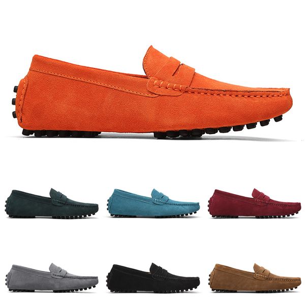 

non-brand designer loafers shoes slip-on men casual chaussures mens dress sneakers blue red black 38-47 item 49