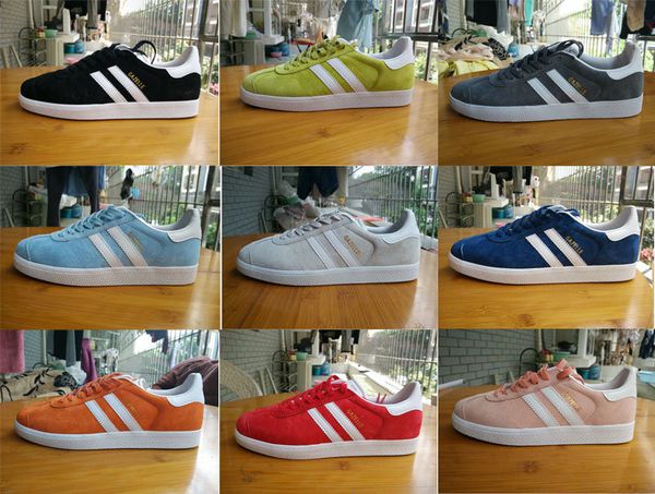 

wholesale running shoes suede gazelle men women casual trainer pegasus chukka black red lightweight breathable walking hiking shoes 36-44