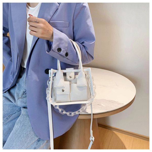 

summer bag 2020 new female bag fashion trend messenger chain ladies pu shoulder