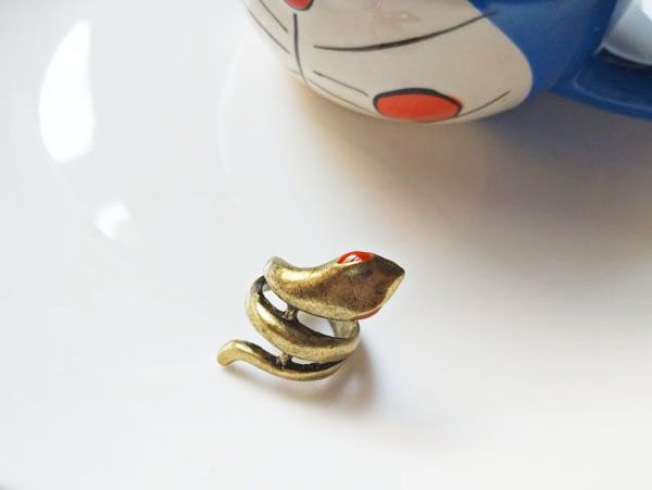 

fashion jewelry vintage snake ring woman ring, Silver