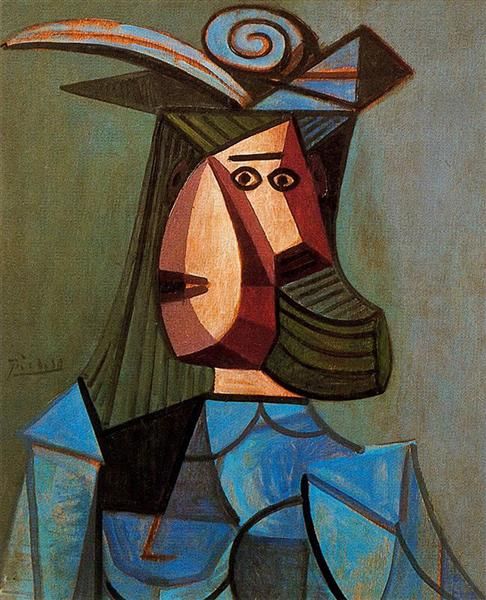 

pablo picasso classical oil painting female portrait of woman dora maar 100% handmade by experienced painter on white canvas picasso239