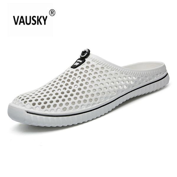 

sandal slippers summer hollow slippers fashion outdoor breathable casual couple beach sandal beach size 36-45, Blue;gray