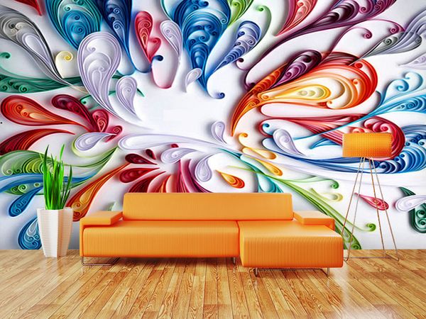 

modern 3d p murals wallpapers art abstract 3d wallpaper for living room tv backdrop 3d wall papers diy home decoration