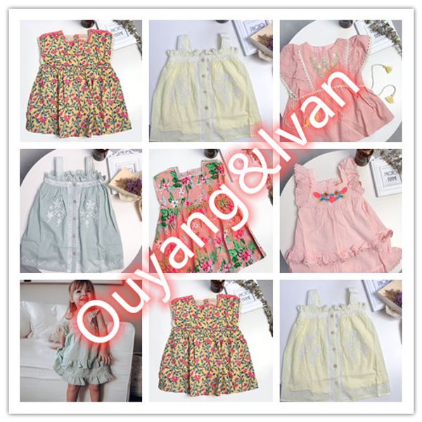 

national wind 2020 summer new girl embroidery dress lace edge tassel lace up doll shirt dress, Red;yellow