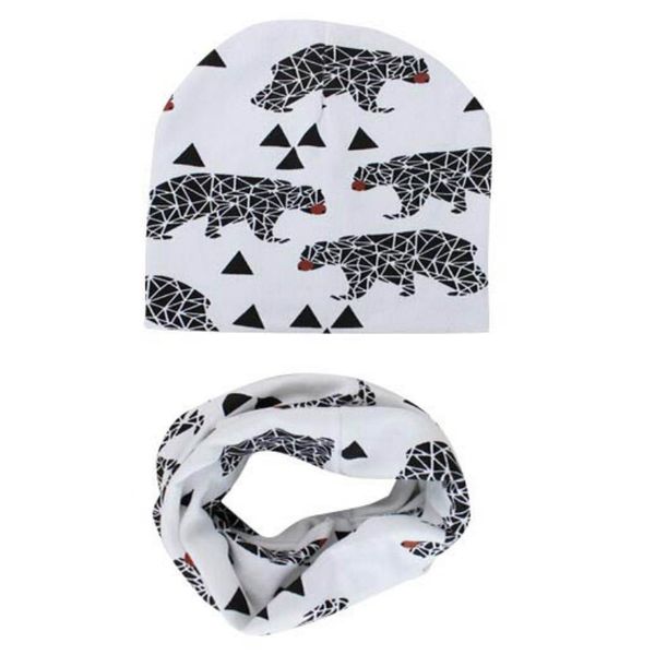 

children hat scarves set toddlers caps winter autumn baby knitted girl boy cap cotton scarf, Blue;gray