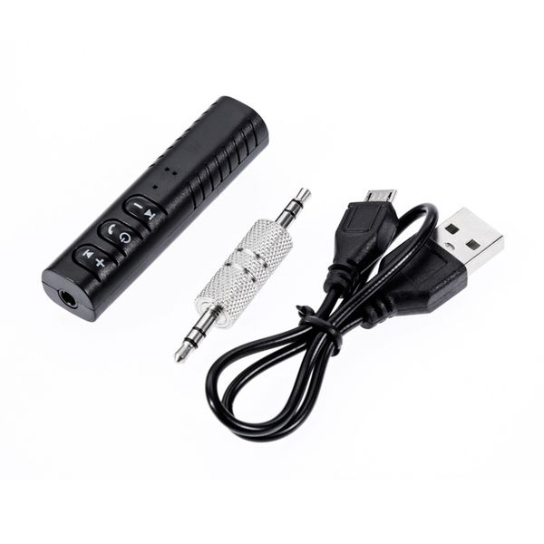 

mini 3.5mm jack bluetooth car kit handsmusic audio receiver adapter auto bluetooth aux for speaker headphone car