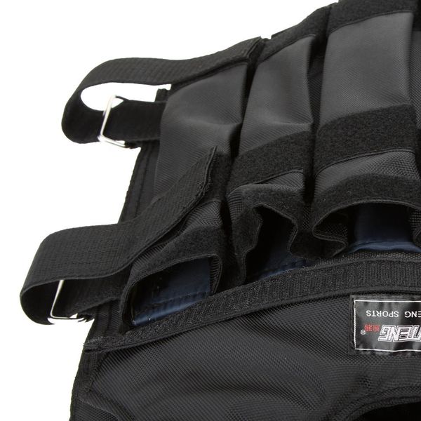 

suten 20kg/50kg loading weighted vest boxing training workout gym fitness equipment adjustable waistcoat jacket sand clothing