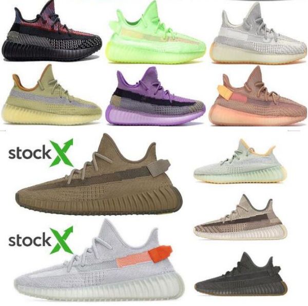 

stockx kanye west v2 earth cinder desert flax black static men designer shoes yecheil landmark citrin reflective running shoes sneakers
