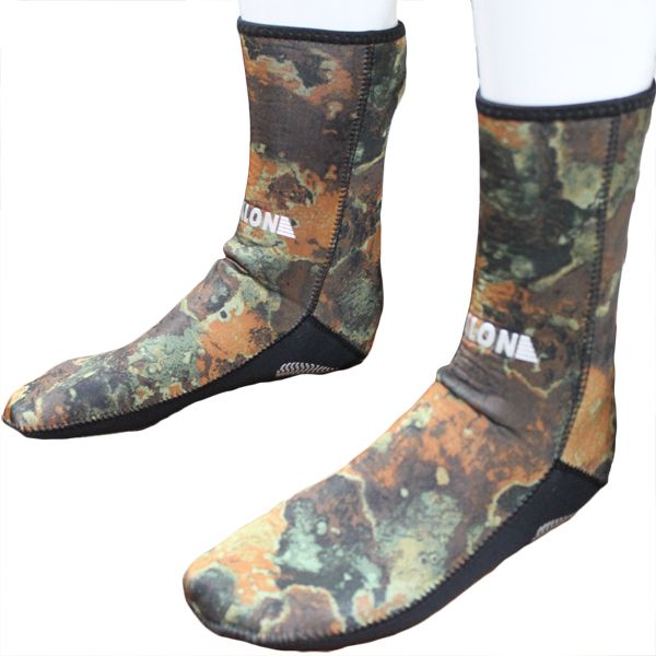 

swimming scuba diving wetsuit socks fin 3mm neoprene camo non-slip shoes keep warm watersports for men snorkeling surf