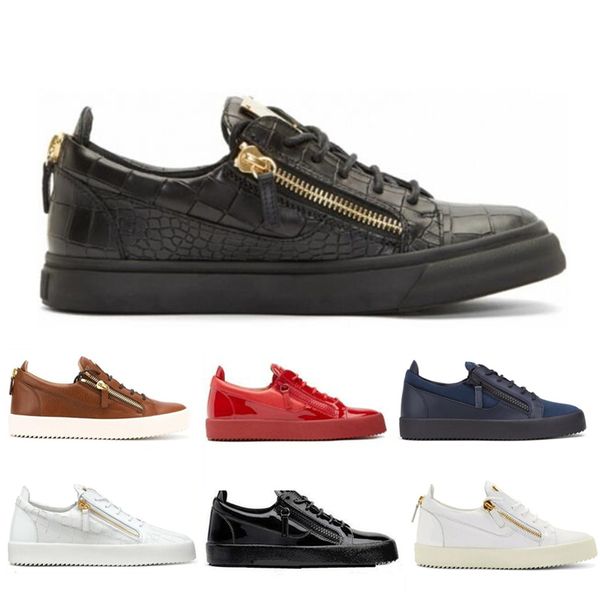 

new for men party designer fashion lovers genuine leather high studded spikes casual flats red bottom luxury shoes, Black