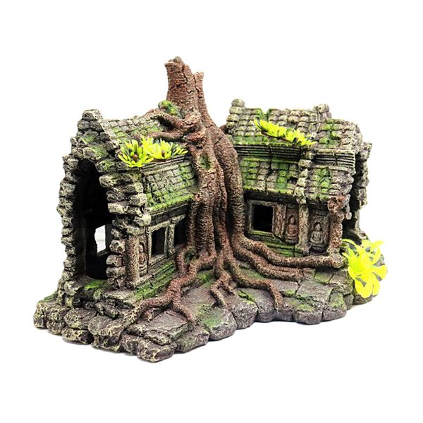 

aquarium fish tank rock hiding cave beach house landscape decor ornament