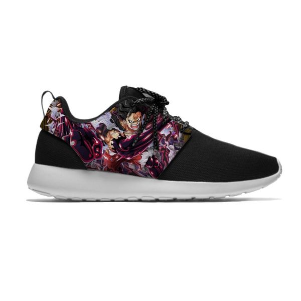 

anime one piece luffy zoro ace 3d printing fashion lightweight sport meshy shoes running breathable casual sneakers