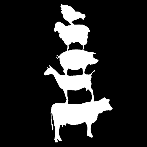 

16*7.9cm animal stack cow decal sticker vinyl funny car window bumper novelty jdm drift vinyl decal sticker