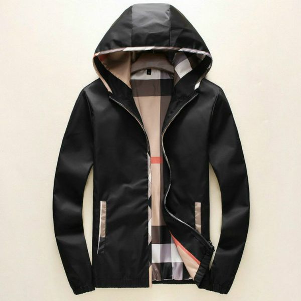 

мужчины конструктора куртки тавро сплошного цвет плед пальто мужской осень повседневной молнии куртка мужчины роскошный капюшон одежда высоч, Black;brown