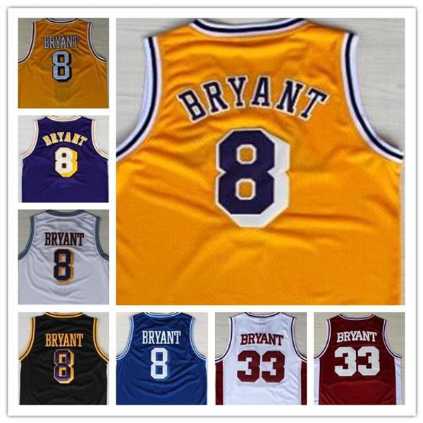 

ncaa basketball jersey kobe jersey 8 bryant 33 kobe 24 bryant jersey high school 100% stitched logo, Black;red