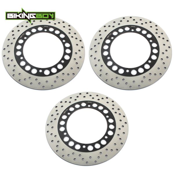 

bikingboy front rear brake discs disks rotors rd 350 lc 83-92 rd 350 r 91-95 xj600 xj 900 f 83-86 fz genesis fzx fazer 750 xp500