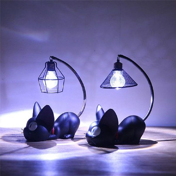 Luminaria светодиодные фонари Магия мультфильм Cat Night Animal Light Детские Детские настольные лампы для малыша младенца подарка дня рождения Домашнее украшение