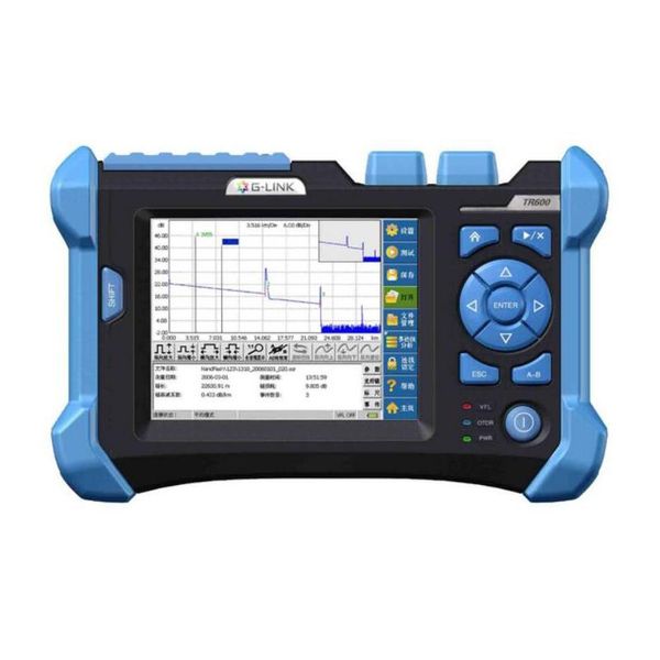 

Handheld tr600 optical time domain reflectometer m 32 30db otdr with vfl function vi ual fault location function engli h menu