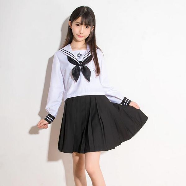 

japanese college style jk uniform sweet lolita set navy collar embroidery lolita lolita skirt victorian gothic loli, Black;red