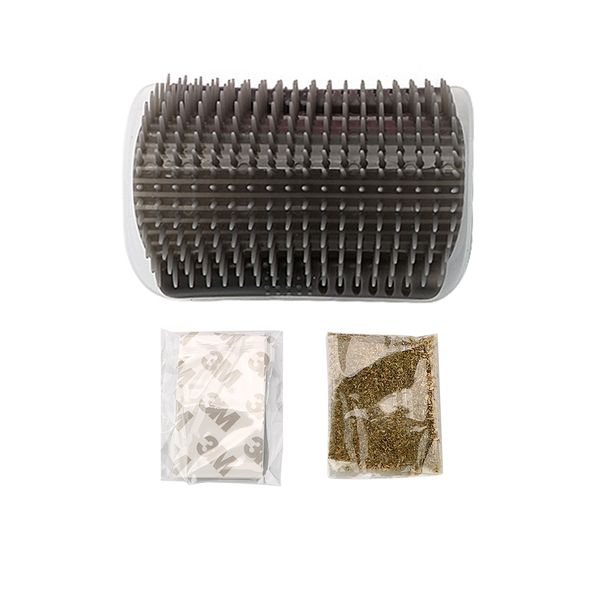 

cat product pet self groomer grooming accessories with catnip corner dogs massage brush hair removal comb tool