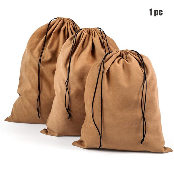 

christmas gift pocket clothes storage dust proof reusable portable home jewelry shopping tote drawstring bag package pouch