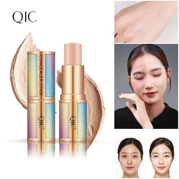 2020 NOVO QIC face HighlighterBronzer vara Shimmer cremoso Waterproof Concealer Glitter face Contorno 3D Highlighter Pen DHL livre