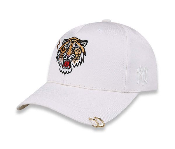 

sun hat fashion designer caps tiger head baseball cap for mens womens caps adjustable beauty tiger embroidery hats 2 colors high quality, Blue;gray