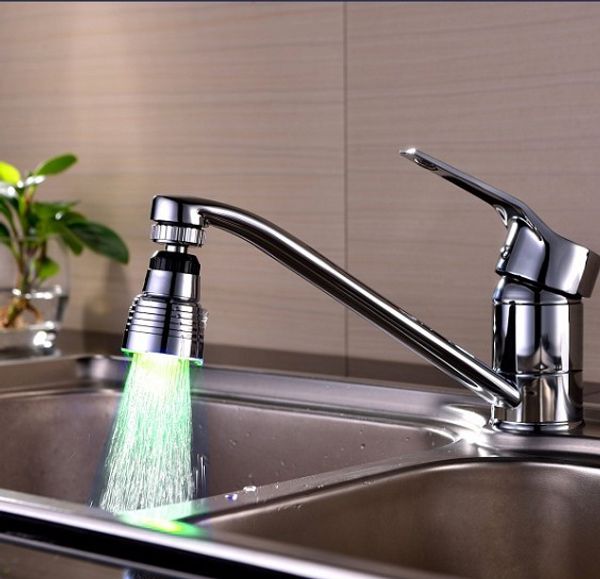 

water power led faucet three colortemperature change 360 degree rotation household 2019 new arrivals selling dropshipping
