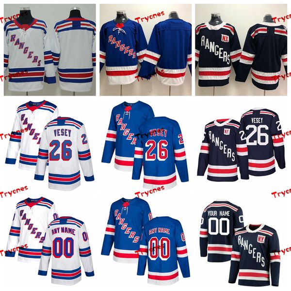 

2018 winter classic jimmy vesey new york rangers stitched jerseys customize home shirts #26 jimmy vesey hockey jerseys s-xxxl, Black;red