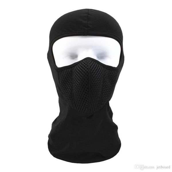 

езда утолщенного ветрозащитный coldproof теплая маска для лица, Black