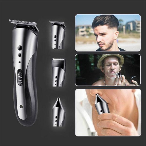 

kemei km-1407 electric cordless hair 3 in 1 oil for hair clippers razor kit for salon hair styling tools newclipper rgopz
