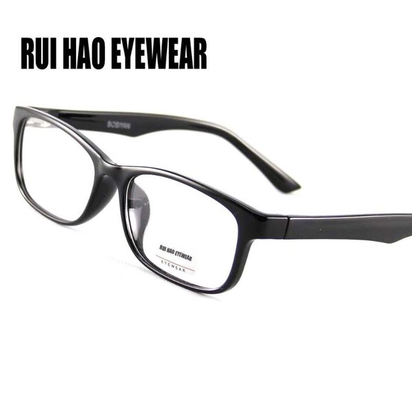 

optical eyeglasses frame fashion glasses men frames men spectacles women super light brand eyewear eye prescription goggles, Black